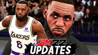 NBA 2K22 UPDATES TODAY! LEBRON UPDATE INCOMING via PATCH 1.12?