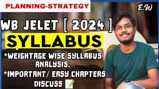  WBJEE JELET EXAM 2024 SYLLABUS . JELET EXAM PREPARATION 2024 @engineerwala8634