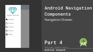 Android Tutorial - NAVIGATION COMPONENTS - 2020 - P4: Navigation Drawer (Kotlin) - German