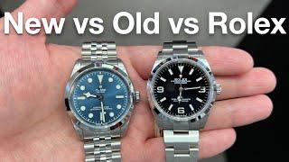 New 2023 TUDOR Black Bay 36 - New vs Old vs ROLEX Explorer (BB36 Hands-On Review)