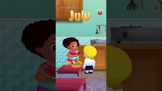 Months of the year song #Shorts #ChuChuTV #NurseryRhymes #KidsSongs #kidsshorts #learningsongs