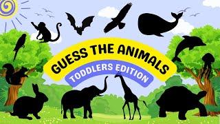 Animal Names & Sounds | First Words Babies Toddlers Preschoolers Grade 1 | English Learning for Kids