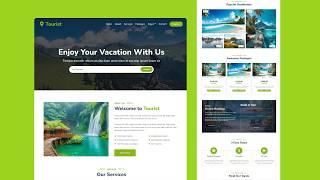  Tour & Travel Website Design  React TypeScript | | React Project for Beginners