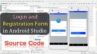 How to Create Login and Registration form in Android studio