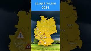 Unwettergefahr am Maifeiertag 2024?! ️ #Gewitter #Unwetter #Maifeiertag