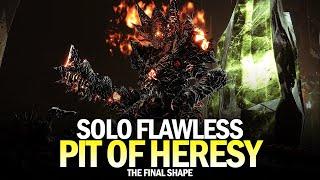 Solo Flawless Pit of Heresy Dungeon in The Final Shape [Destiny 2]