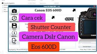 Begini cara mengetahui shutter counter camera dslr canon dengan mudah #shuttercount #shutterspeed