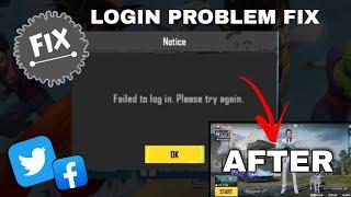 Fix | Failed to login please try again pubg mobile/Bgmi Twitter Login Problem