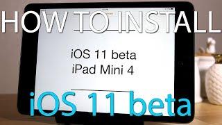 iOS 11 beta on iPad Mini 4 - Installation and Benchmarks