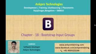 Bootstrap Chapter 18 - Bootstrap Input Groups