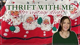 SO MUCH VINTAGE CHRISTMAS! THRIFT WITH ME & THRIFT HAUL! | Thrifting, Goodwill, Home Decor