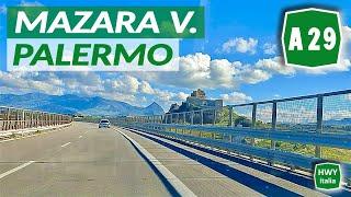 A29 | MAZARA del VALLO - PALERMO | Percorso completo feat.  @SicilianDriverSR ​