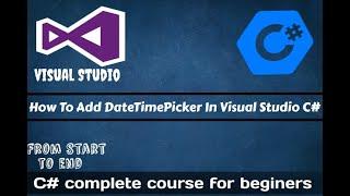 How to add DateTimePicker in visual studio C#