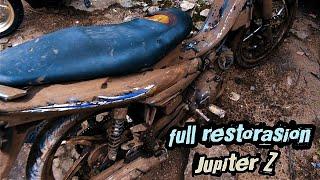restorasi Jupiter Z 110cc Abandoned restoration motorcycle(full restoration)
