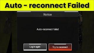 Apex Legends Mobile - Auto Reconnect Failed  - Android & Ios - 2022  -  Fix