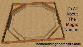 How To Calculate Sides Of Octagon For Building Foundation - Construction Math