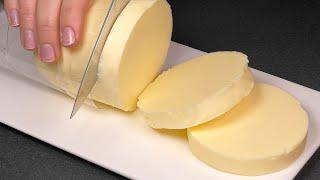 Don't buy butter! 1 kg of butter from 1 liter of milk in just 5 minutes!