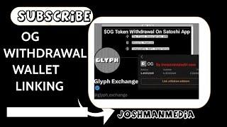 HOW TO BIND YOUR WALLET ADDRESS FOR OG WITHDRAWAL