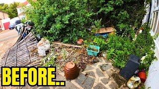 HE NEEDS OUR HELP! We Found Shocking Conditions! Garden Makeover..