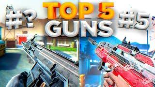 Top 5 guns of COD Mobile Season 2