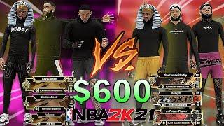 I formed a trio with Yoboss & Ballersback in this $600 Wager On NBA 2K21 Vs Shifty, (INTENSE)