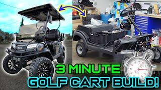 We Build This Custom Club Car Onward in 3 Minutes!