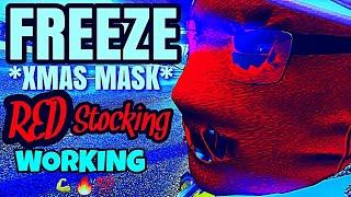 GTA 5 ONLINE - HOW TO FREEZE RED STOCKING CHRISTMAS MASK! AFTER FESTIVE UPDATE 1.58 *DIRECTOR MODE*