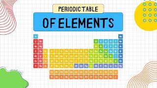 Periodic Table of Elements for kids