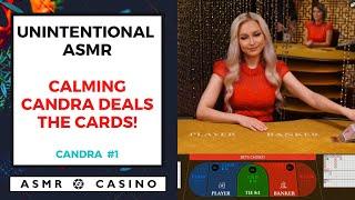 Calming Candra #1 Unintentional ASMR Live Casino Baccarat Gameplay - Find Calm With  Casino ASMR