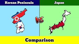 Let's Compare Korean Peninsula VS Japan | Country Comparison | Data Duck