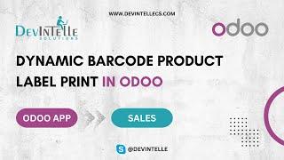 Dynamic Barcode Product Label Print in Odoo | Product Labeling