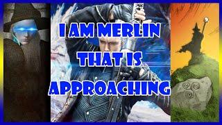 I AM MERLIN THAT IS APPROACHING, PROVOKING, BLACK CLOUDS IN ISOLATION JUDGMENT CUT