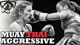 How to Fight an Aggressive Opponent with Muay Thai Techniques