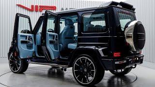 2023 Blue Mercedes AMG G63 Brabus G800 - Savage Luxury SUV in Detail!