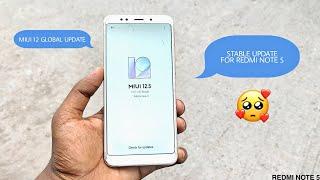 Finally Redmi Note 5 Got Stable Update | MIUI 12.5 Stable Update | MIUI 12 For Note 5