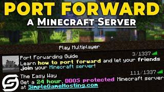 How To Port Forward a Minecraft Server