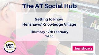 The AT Social Hub: Getting to know the Knowledge Village