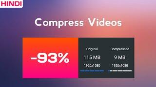 How To Compress Videos On Android (HINDI) | InfoHoop