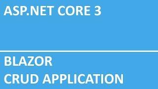 2 - Blazor CRUD - Make a CRUD app with Blazor and Entity Framework Core