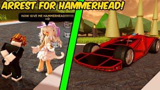IF YOU ARREST ME, YOU WIN HAMMERHEAD! | Roblox Jailbreak