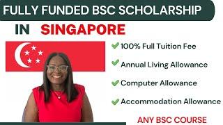 100% BSc Scholarship In Singapore - Everything Covered - You can Apply For Any Course - APPLY NOw!!!