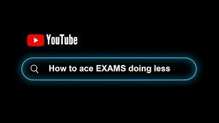 5 Rules to Ace Exams (While Doing Less)