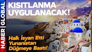 Yunanistan'ın Gözde Adası Santorini Karıştı! Halk İsyan Etti!