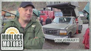 PLATZ geschaffen! In Peterslahr verlässt ein F350 mit Flugzeugtreppe den Hof | Morlock Motors