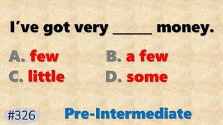 Pre intermediate Grammar Quiz? | Pre-Intermediate English Question and Answer | Must try grammar