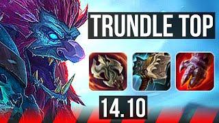 TRUNDLE vs RIVEN (TOP) | 9 solo kills, Godlike | EUW Master | 14.10