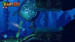 Donkey Kong Country: Tropical Freeze - 100% Walkthrough - 4-3 Amiss Abyss (Puzzle Pieces and KONG)