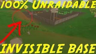 UNTURNED: 100% UNRAIDABLE GLITCH BASE! (Invisible Glitch)