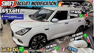 Swift 2024 Base To Top Transformation  Swift Lxi To Zxi 2024  Swift Modified 2024  Swift Foglamp