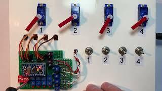 Simple Servo 6 (Model railway servo control)